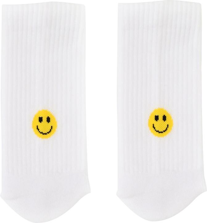 Actual product image Eulenschnitt Socken Smiley gelb S Gr.35-38 (35 - 38)