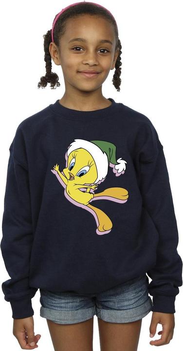 Immagine prodotto Looney Tunes Tweety Christmas Hat Felpa Ragazze (140, 146)