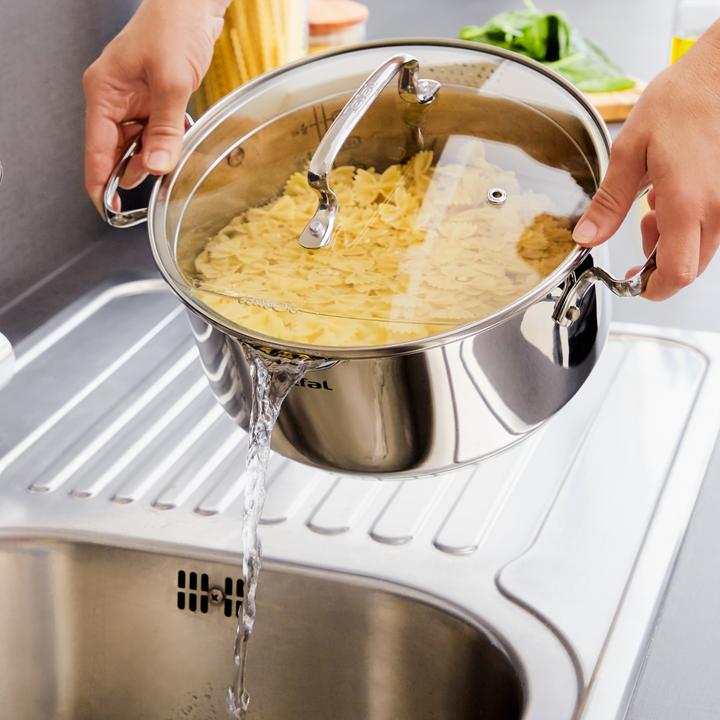 Image du produit Tefal Duetto+ (24 cm, Casserole, Acier inoxydable)