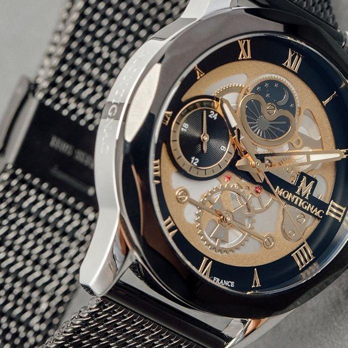 Actual product image Montignac Watch Round (Analogue wristwatch, 42 mm)