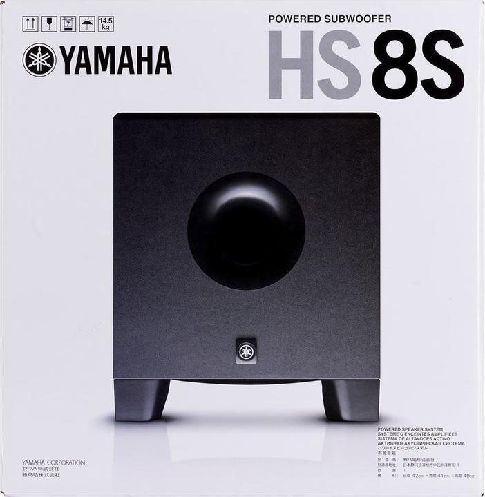 Image du produit Yamaha Hs8s (Subwoofer actif, 1 pièce, 1x 150 W)