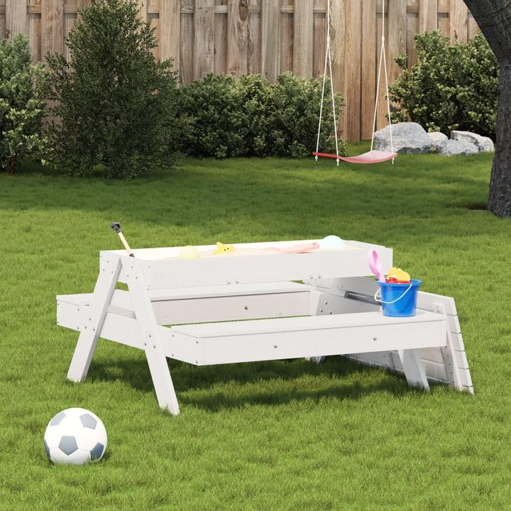 Immagine prodotto VidaXL Tavolo da picnic con sabbiera per bambini