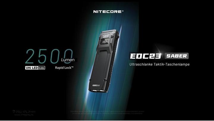 Produktbild Nitecore EDC23 (10.28 cm, 2500 lm)