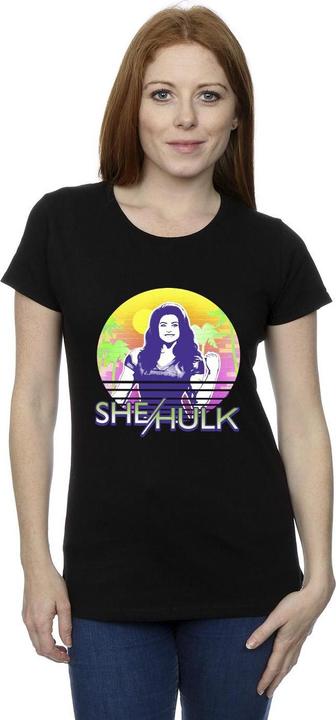 Image du produit - T-shirt SHE-HULK: ATTORNEY AT LAW SUNSET SMILE - Femme (XL)
