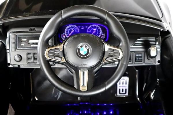 Image du produit Es-toys Voiture électrique pour enfants "BMW M5" - avec licence - batterie 24V, MP3, siège en cuir + EVA - (24 V)