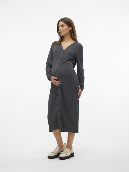 Immagine prodotto Mamalicious Abito midi con scollo a V dalla vestibilità regolare