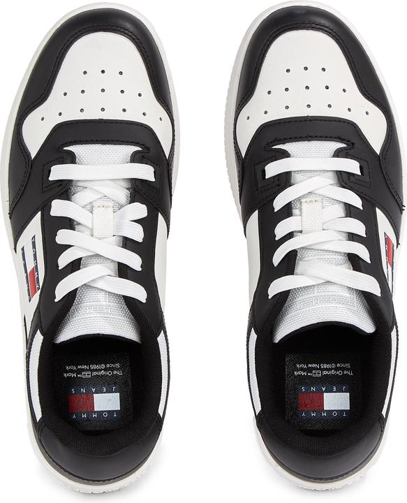 Image du produit Tommy Hilfiger TJW Retro Basket Essential Sneakers - Zwart / Ecru - Maat 36 (36)