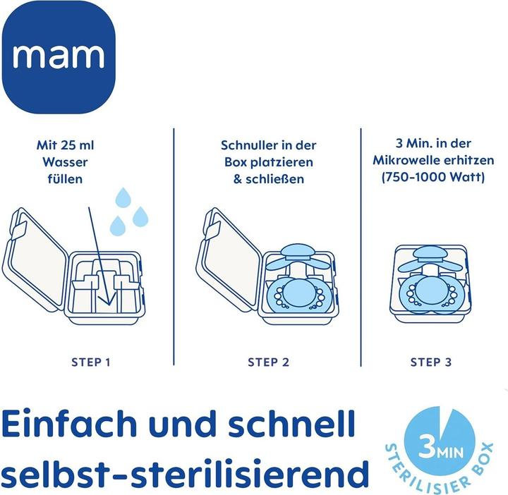 Produktbild MAM Perfect Silikon Schnuller 2 Stück, ab 16 Monate (2 x, ab 16 Monaten)