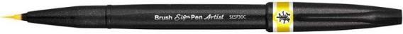 Actual product image Pentel Sign Pen Brush Artist (Yellow, 1 x)