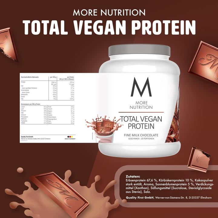 Image du produit More Nutrition Total Protein (Chocolat, 1 pcs, 600 g)