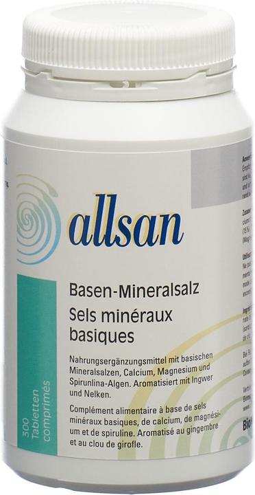 Image du produit Allsan Comprimés de sels minéraux alcalins (300 pièce(s), Cachets, 230 g)