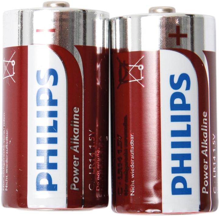Actual product image Philips Power Alkaline (2 pcs., C)
