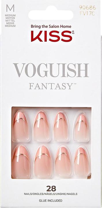 KISS Nails - Ks Voguish Fantasy French - Eclatant (Nagelkleber, Eclatant)