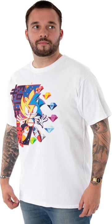 Immagine prodotto Sonic The Hedgehog Maglietta Diamante Uomo (XL)