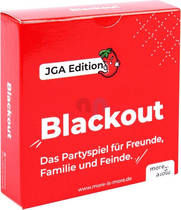Image du produit More is more Blackout - Édition JGA - Le jeu de fête pour les amis, la famille et les ennemis (Allemand)
