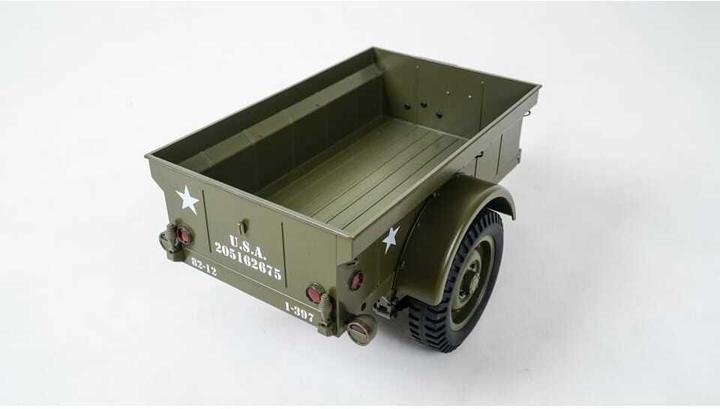 Produktbild RocHobby Anhänger zu 1941 MB Willys Jeep, 1:6 (RTR Ready-to-Run)