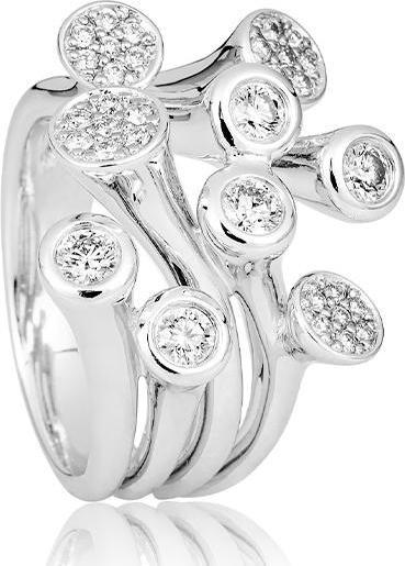 Actual product image Breuning RING - BRILL. 0,78 Ct. H/si (57, 585/14 K Gold)