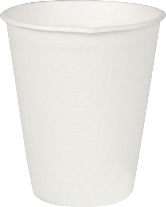 Produktbild Papstar 40 Trinkbecher, Zuckerrohr "pure" 0,2 l Ø 8 cm · 9,1 cm weiss für Heissgetränke (40 x)