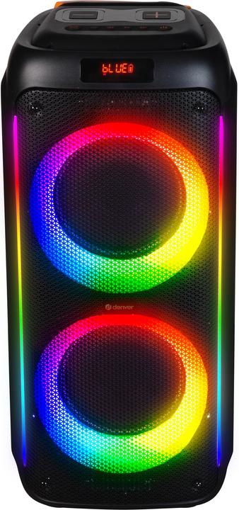 Actual product image Denver BPS-458 BT Party Speaker black (4 h, Rechargeable battery operated)