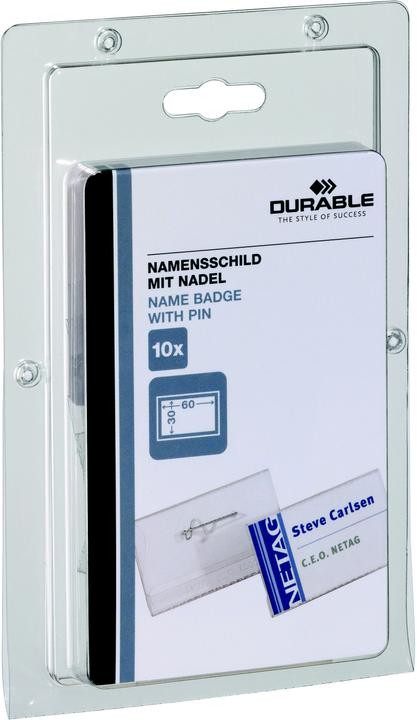 Produktbild Durable Namensschild mit Anstecknadel