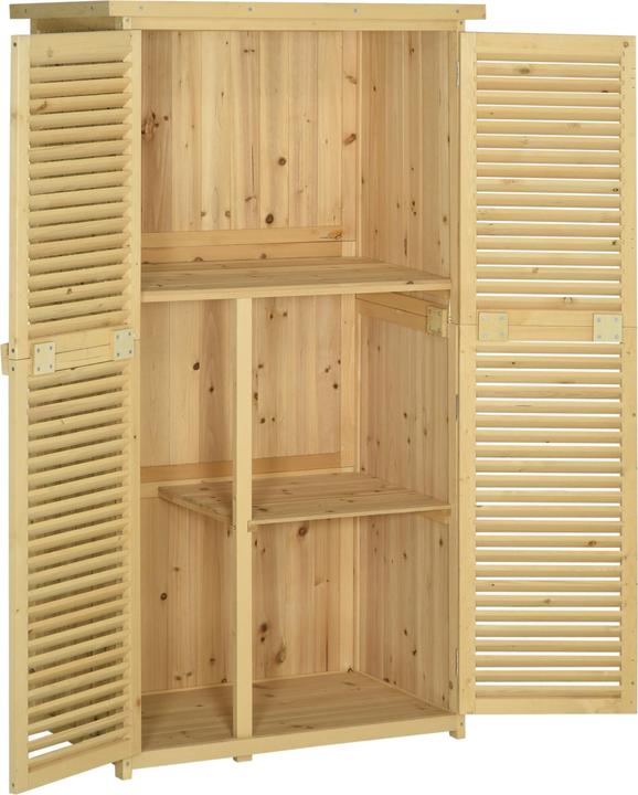 Image du produit Outsunny Abri à outils avec 4 compartiments