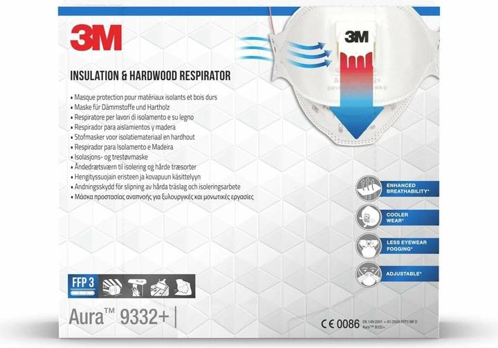 Image du produit 3M Masque de protection respiratoire, blanc (FFP3, 5 x)