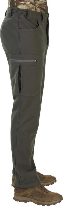 Immagine prodotto Solognac Pantaloni da caccia in pile caldi a basso rumore verde 100 (M)