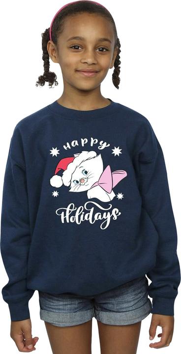 Actual product image Disney Girls The Aristocats Happy Holidays Sweatshirt (128)