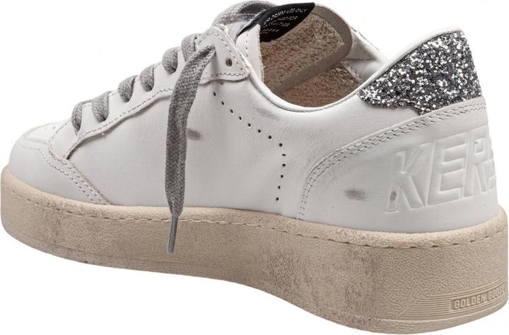 Produktbild Golden Goose ballstar sneakers in leather color white and silver (41)
