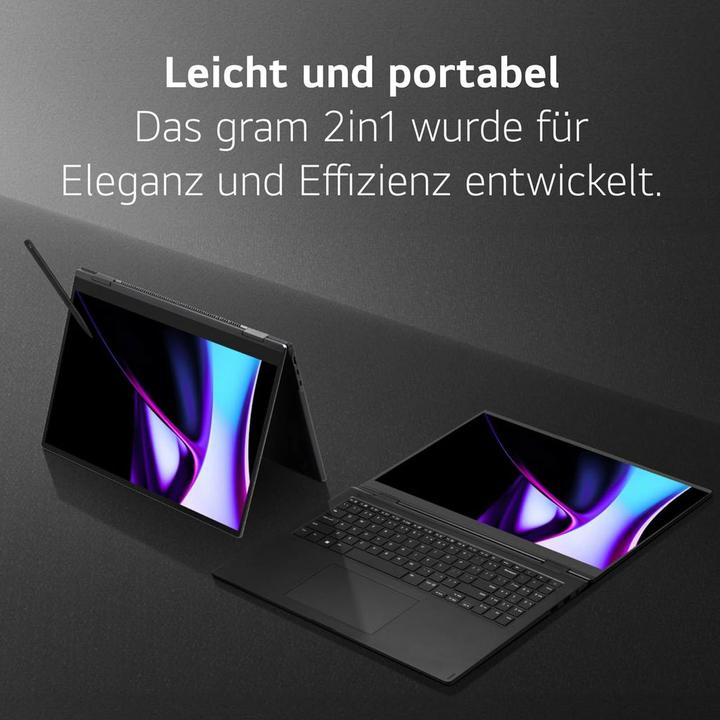 Actual product image LG gram Pro (16", Intel Core Ultra 7 155H, 16 GB, 1000 GB, DE)