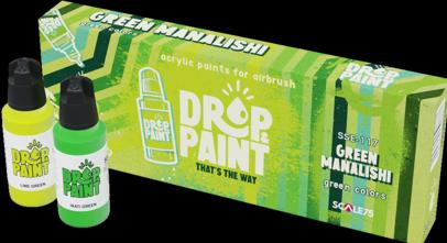 Actual product image Drop & Paint Green Manalishi Paint Set (Green)