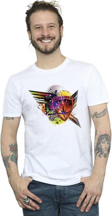 Produktbild Guardians Of The Galaxy Abstract Shield Chest TShirt (XXL)