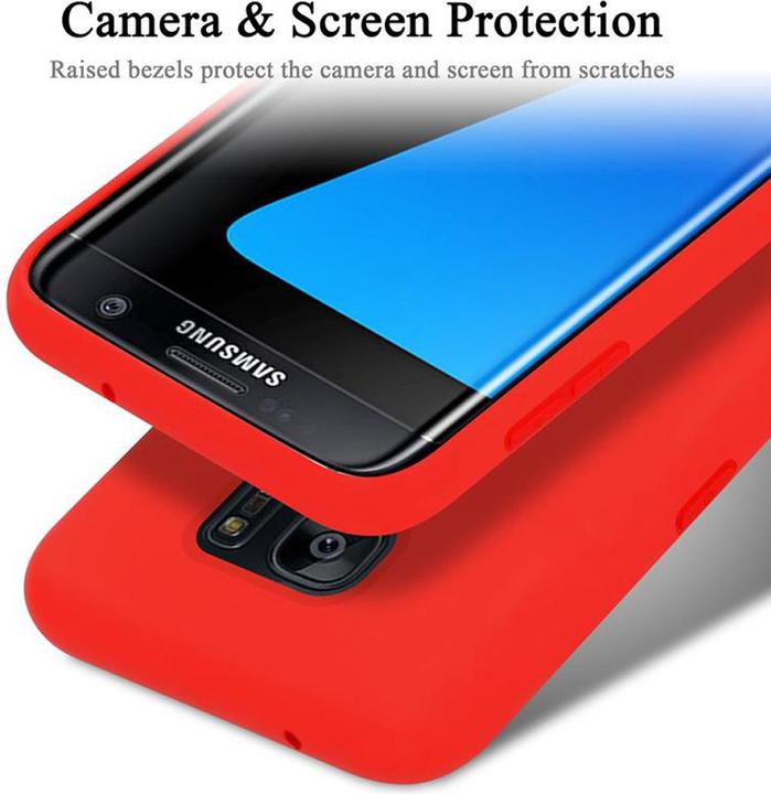 Image du produit Cadorabo TPU Liquid Silicone Case Cover (Samsung Galaxy S7 Edge)