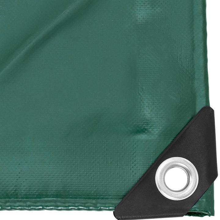 Produktbild Wiesenfield Abdeckplane mit Ösen Anhängerplane Allzweckplane 500 x 400 cm PVC 650 g/m² (500 x 400 cm)