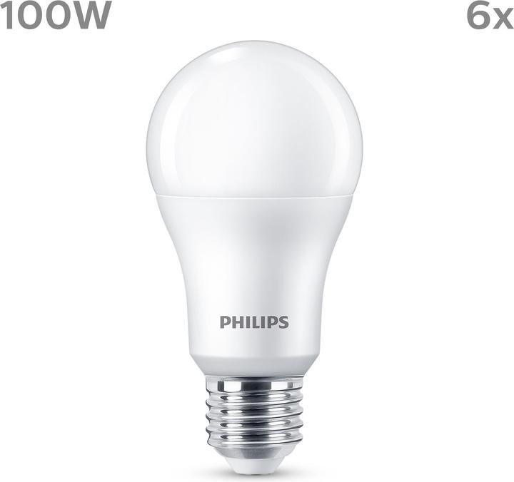 Immagine prodotto Philips Lampadine (E27, 13 W, 1521 lm, 6 x, E)