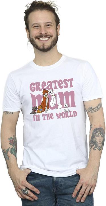 Immagine prodotto Disney Maglietta Uomo The Aristocats Greatest Mum (XXL)