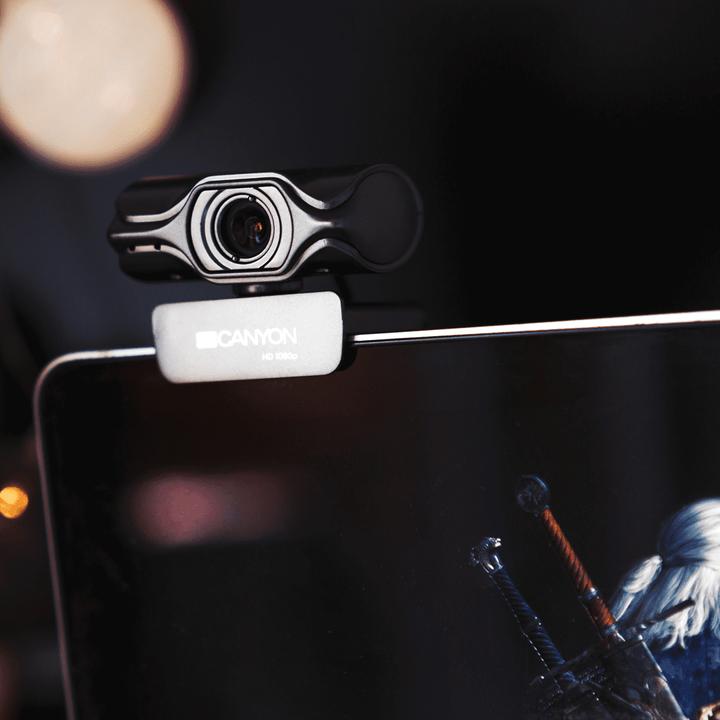 Actual product image Canyon 2K resolution webcam with microphone C6, 2048x1536, 80 ° viewing angle (2 Mpx)