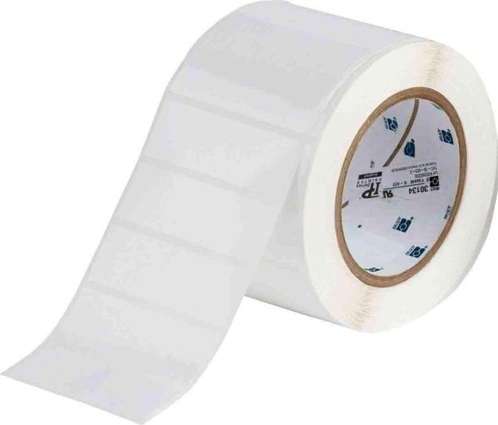 Brady THT-18-423-3, Polyester, Weiss, 76,2 x 25,4mm, permanent, 1-bahnig(3000 E.) (030134)