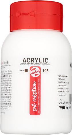 Image du produit Royal Talens Peinture acrylique ArtCreation, blanc titane, 750 ml (Blanc titane, 750 ml)