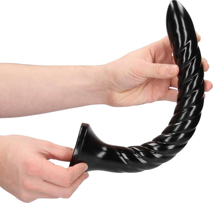 Actual product image Ouch! Swirled Anal Snake - 12"/ 30 cm