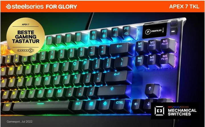 Image du produit SteelSeries Apex 7 TKL (DE, Filaire)
