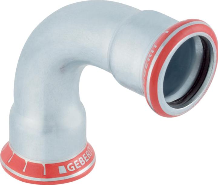 Actual product image Geberit elbow 90 ° C-STEEL 35 mm (23106) buy cheap online