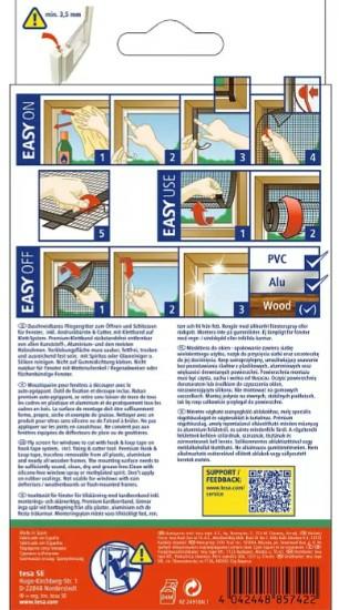 Actual product image tesa Insect screen COMFORT for windows, with Velcro tape, self-adhesive, without drilling (130 x 150 cm)