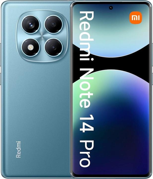 Produktbild Xiaomi Redmi Note 14 Pro (256 GB, Ocean Blue, 6.67", Dual SIM, 200 Mpx, 4G)