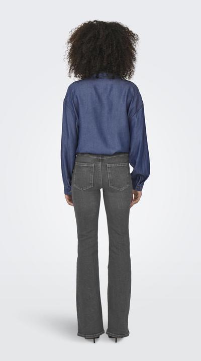 Only ONLHENNI Hohe Taille Ausgestellt Jeans Schlaghosen-Jeans (30)