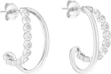 Tamaris Silver Earrings With Zircons Tiny Glimmer Tj-0609-E-21 (925er Silber)