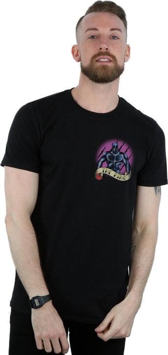 Produktbild Black Panther Tattoo Breast Print TShirt (M)