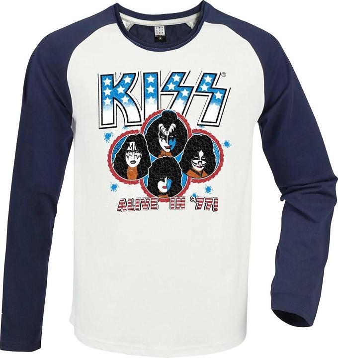 Produktbild KISS Alive In '77 TShirt Langärmlig (M)