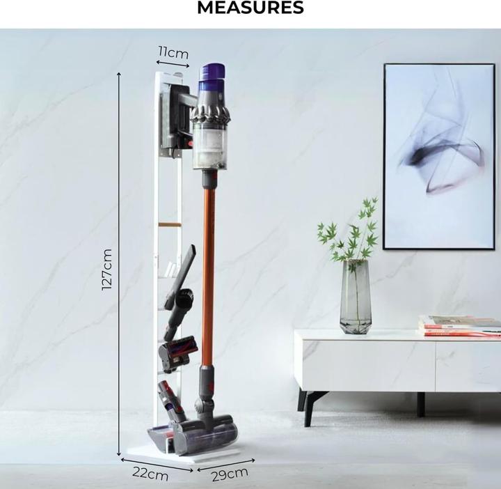 Immagine prodotto Plutoos Supporto Hoover per Dyson V15 V12 V11 V10 V8 V7 V6 - DC58/ DC59/ DC62/ DC74