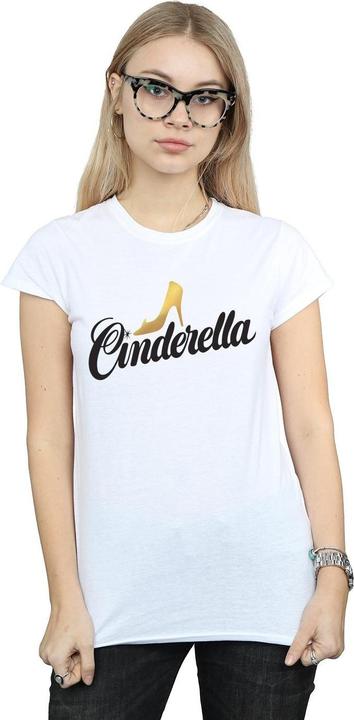 Actual product image Disney Womens/Ladies Cinderella Shoe Logo Cotton T-Shirt (S)